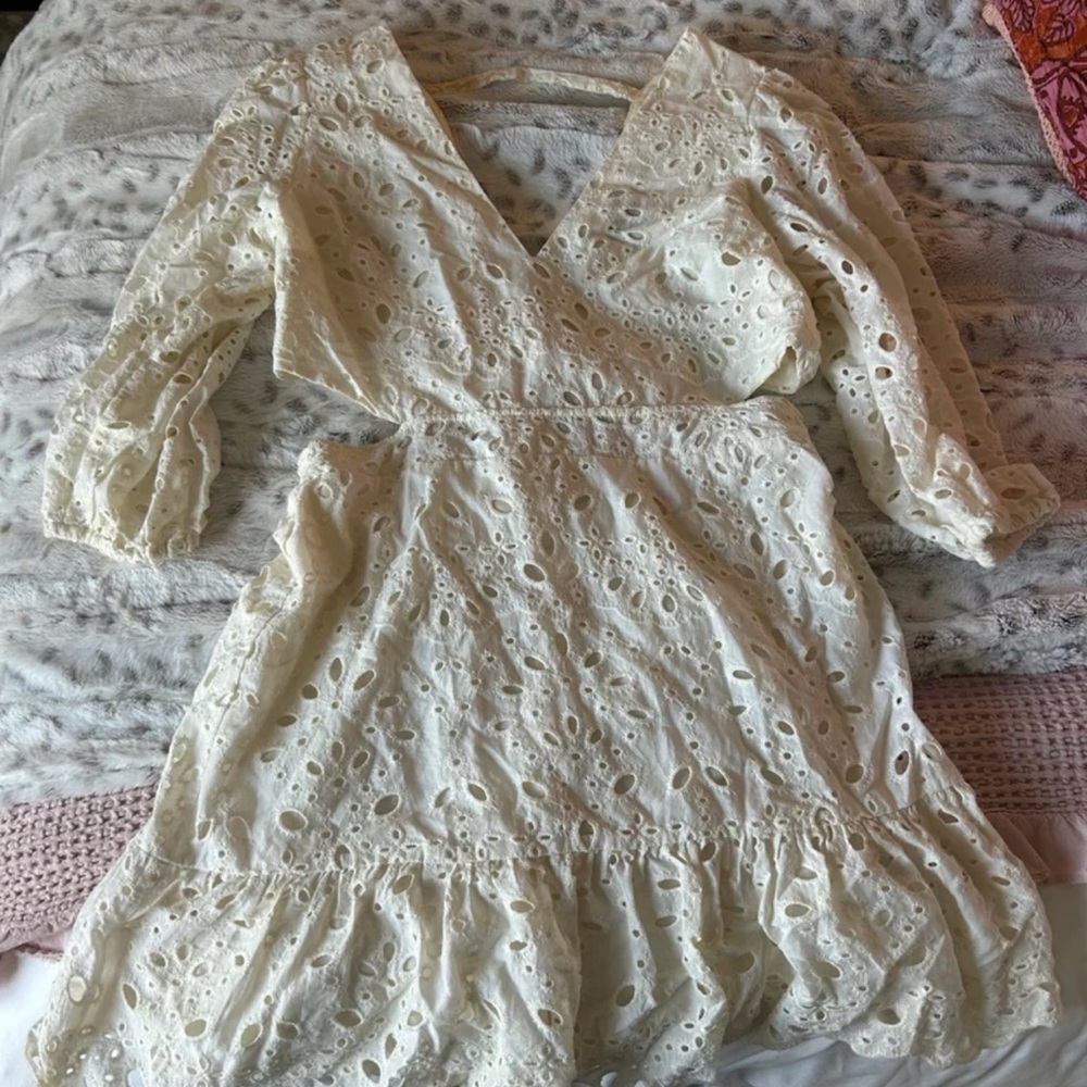 Ivory Eyelet Dress